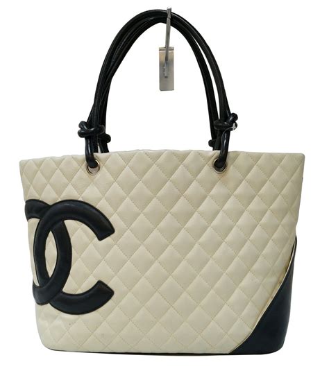 chanel cambon tote discontinued|chanel quilted shopping tote.